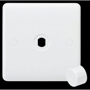 Dimmer Module Plate 1Gang and Knob CURVED EDGE D