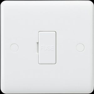 Connection Unit 13Amp Unswitched CURVED EDGE