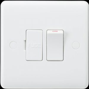 Connection Unit 13Amp Switched CURVED EDGE