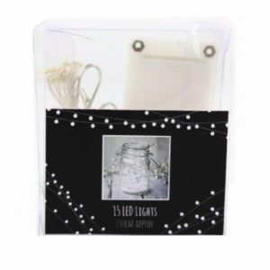 Decorative LED Lamps 1.5Mtr. 15LED W/White 2xAA Req.