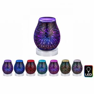Oil Burner Galaxy Design LED 17x12cm