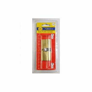 Lock Europrofile 35x35mm Brass