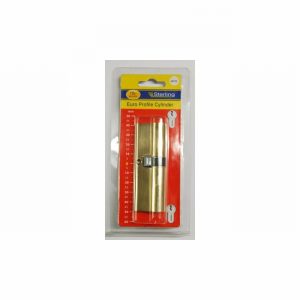 Lock Europrofile 40x50mm Brass