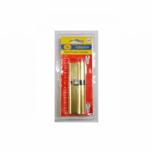 Lock Europrofile 40x60mm Brass