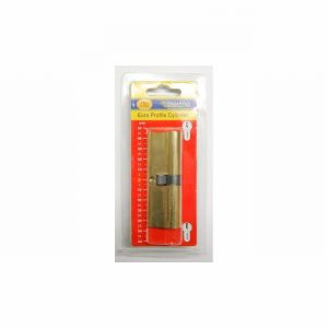Lock Europrofile 45x45mm Brass