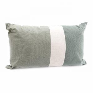 Cushion Green & Beige 3 Panel 30x50cm