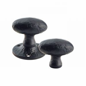 Antique Black Rim Knob Oval