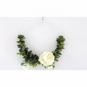 Artificial Flowers Half Moon Wall 26x256cm