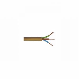 Flex PVC Round 3core .5mm 2183Y Gold 50Mtr.