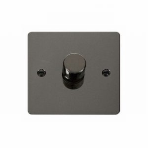DIMMER 1GANG 2WAY 400W BLACK NICKEL