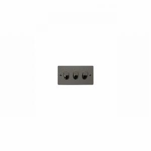 DIMMER 3GANG 2WAY 400W BLACK NICKEL