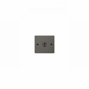 SWITCH LIGHT TOGGLE 1GANG 2WAY BLACK NICKEL