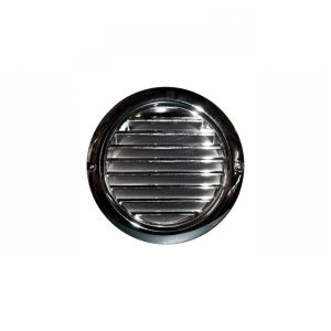 Vent Fixed Round 100mm/4" Chrome  D