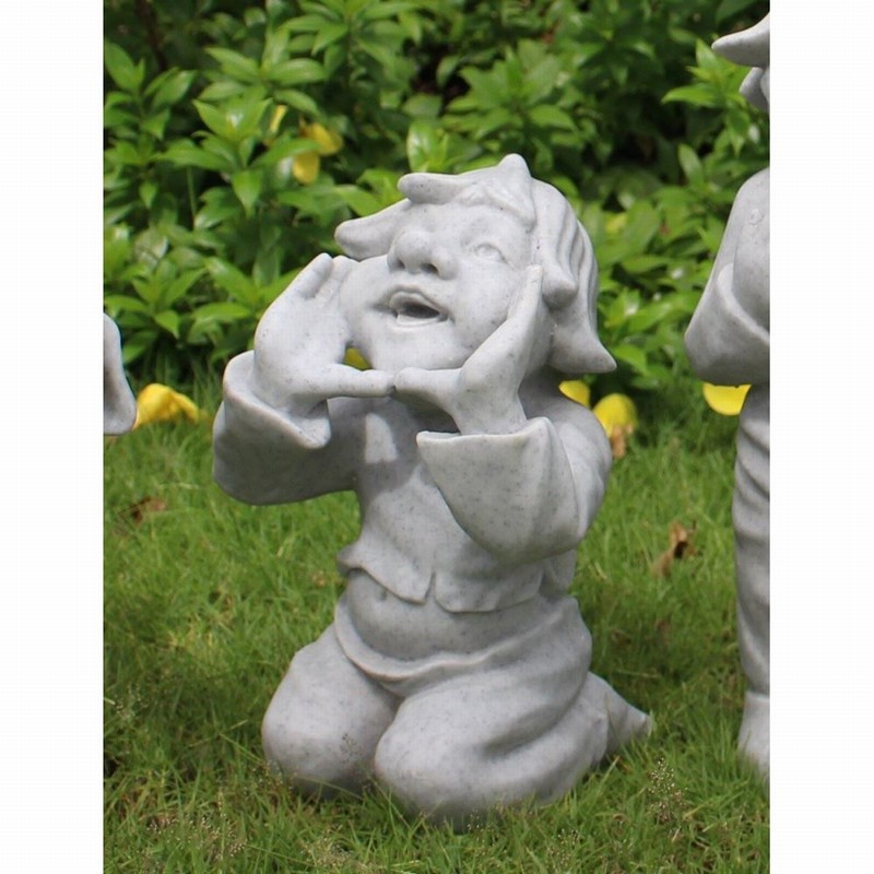 Garden Ornament NOISY PIXIE GRANITE Colour 31cm