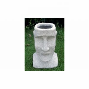 Garden Planter EASTER ISLAND HEAD GRANITE Colour 40cm