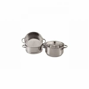 Steamer Set SS Glass Lid 16cm