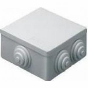 Box External 80x 80x 40mm with Cable Glands IP44