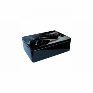 Storage Tin & Lid 31x22cm Shoe Design
