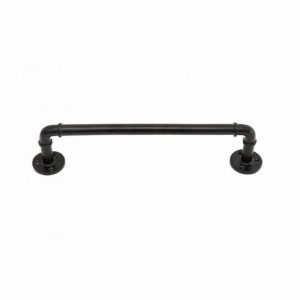 Towel Rail Black Iron 36cm