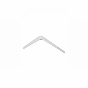 Shelf Bracket White  4"x 3"