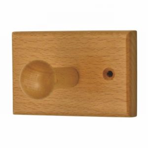 Hook Robe Beech knob on Woden Board
