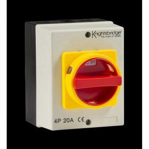 Switch 20Amp Rotary Isolator IP65