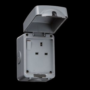 Socket 1Gang Switched IP66 Double Pole D