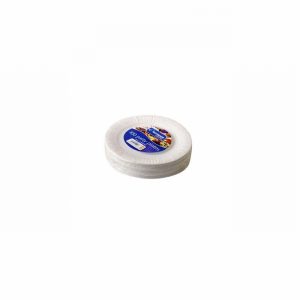 Plates Paper White 7"x100