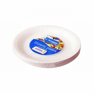 Plates Paper White 9"x 25