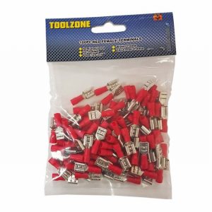 Terminal Push-on Female 6.3mm Blue x100