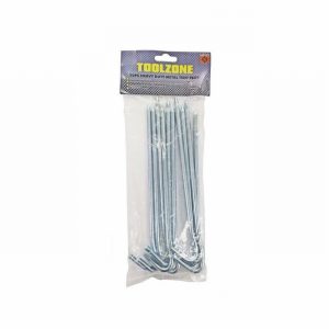 Pegs Tent 18cm 7" Galv. X10 spiked