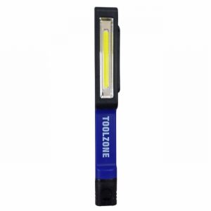 Torch 3Watt COB LED 160Lumen Magnetfic Clip 3xAAA Req.