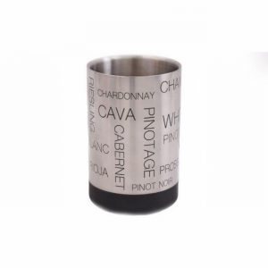 Wine Cooler SS & Silicone Base Designer Printed 18cm