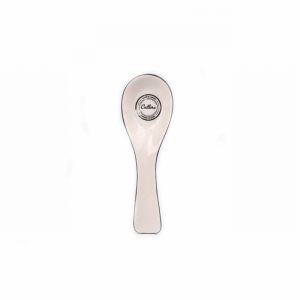 Spoon Rest White Ceramic French Design