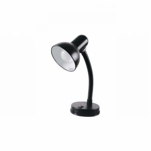 Desk Lamp CLASSIC Flexible Stem Onyx Black SES