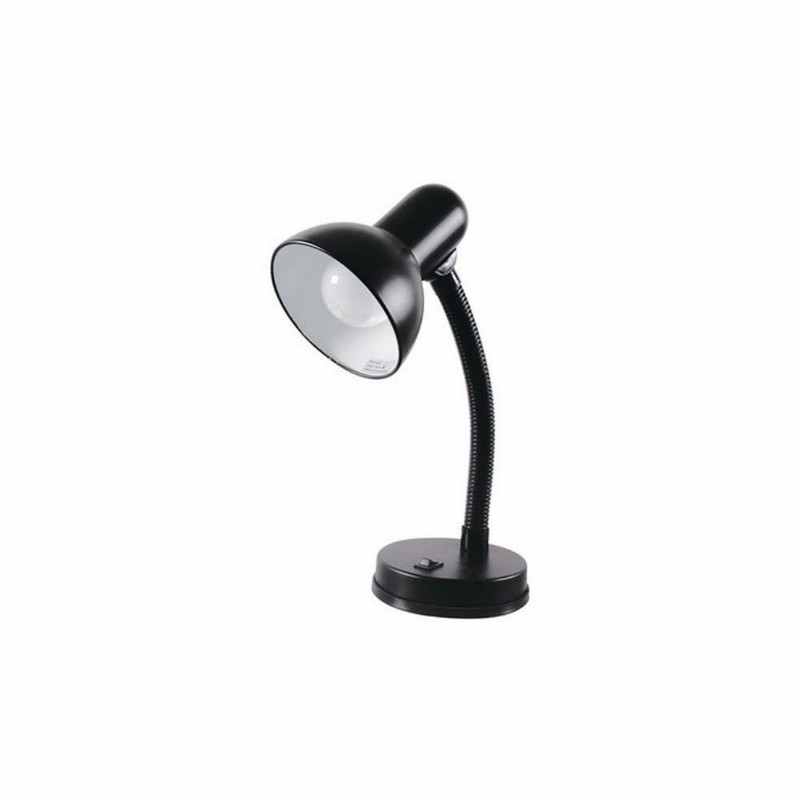 Desk Lamp CLASSIC Flexible Stem Onyx Black SES
