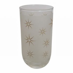 GLASS INSPIRATION Hi-Ball Tumbler Snow Flake Design
