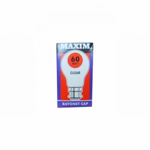 Lamp GLS 110volt Clear BC 60Watt
