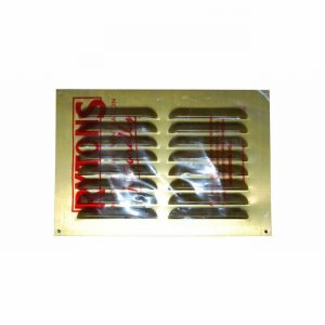 Vent Louvre Al.Brass An. 225x150mm