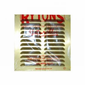 Vent Louvre Al.Brass An. 225x225mm