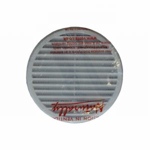 Vent Louvre White 124mm Diameter