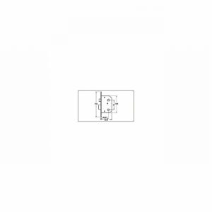 Lock Mortice Bathroom 63mm(2.5")N.P.