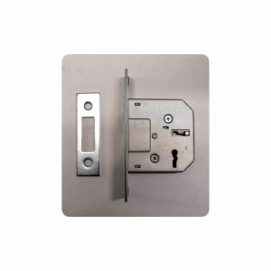 Lock Mortice Dead 63mm(2.5") 3L. N.P. [+B]