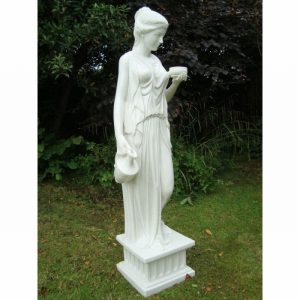 Garden Ornament HEBE GODDESS OF YOUTH WHITE Colour 160cm