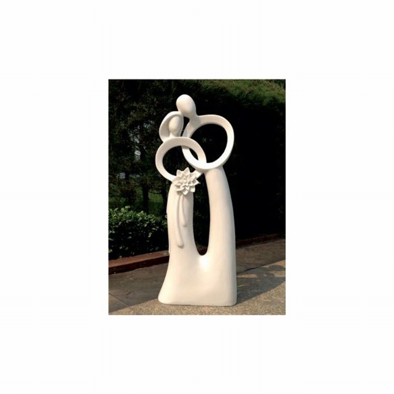 Garden Ornament LOVE OF MY LIFE WHITE Colour 85cm
