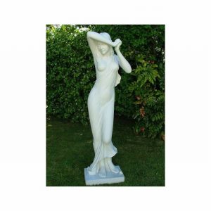 Garden Ornament VERGOGNA PHRYNE WHITE Colour 60cm