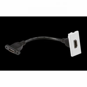 HDMI Socket 1Module White