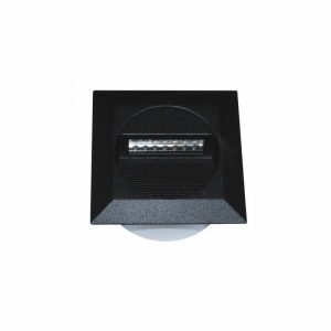 Wall Light Flush Aluminium 14 LED Black D