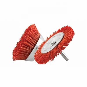 Filament Sanding Brush for Drill 75mm Circ. Coarse Red