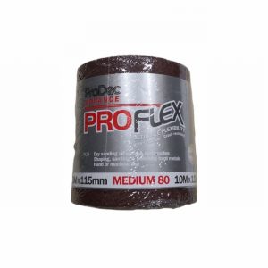 Sandpaper Roll10Mtr.x115mm 40GR. Al. Oxide Cotton Back